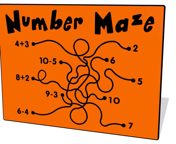 Number Maze Play Panel